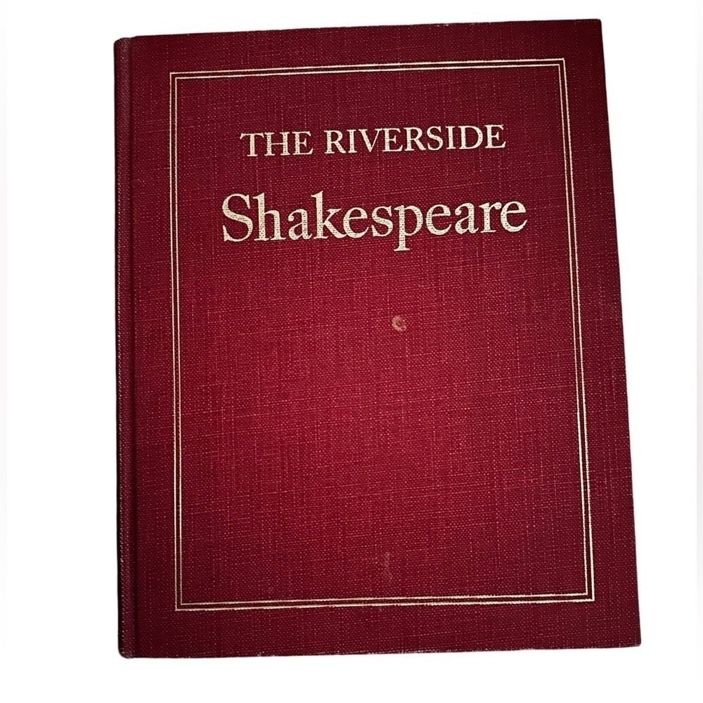 The Riverside Shakespeare Volume 1 First Printing 1974 Hardback VINTAGE BOOK. - Picture 16 of 16